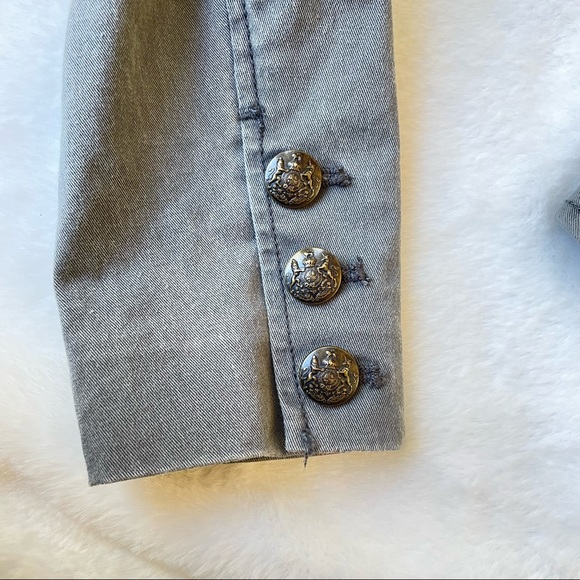 Free People Shrunken Officer Military Jacket - Picture 11 of 14